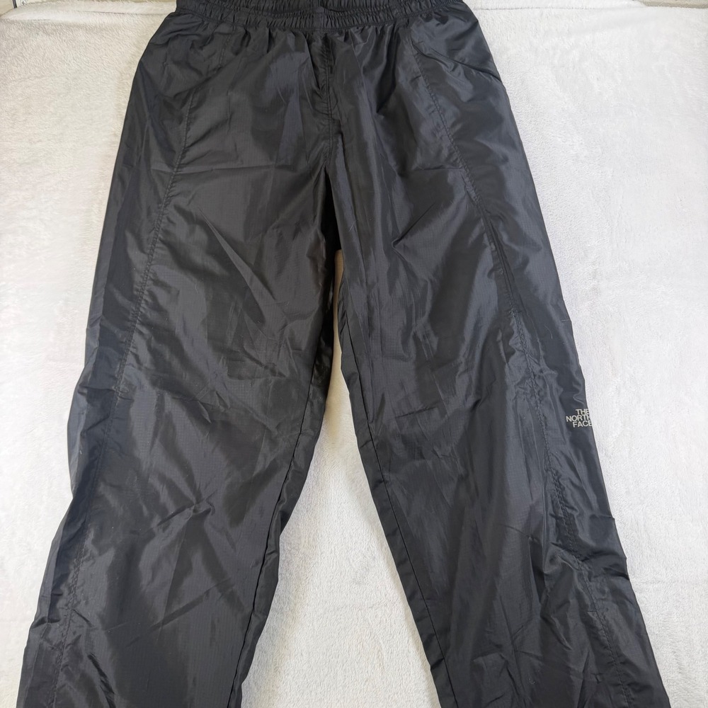 The North Face Womens Black Ripstop Wind Pants Medium 1006815 S06 Reflective